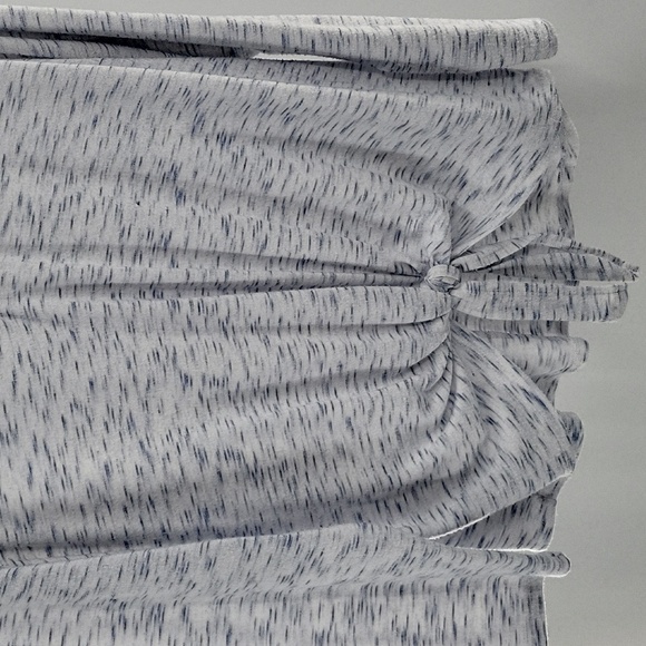 Lane Bryant Blue and White Long Sleeve Knit Top - Picture 4 of 11